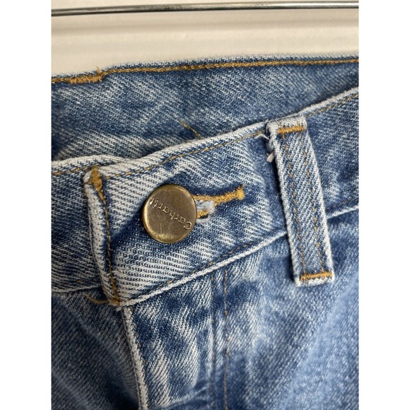 Carhartt Men’s Jeans 44X30, Blue Traditional Fit Denim, B180 STW, Logo - Picture 6 of 13